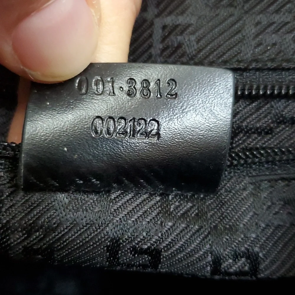 Gucci Tom Ford Era 1998 Black Leather Y2K Shoulder Bag